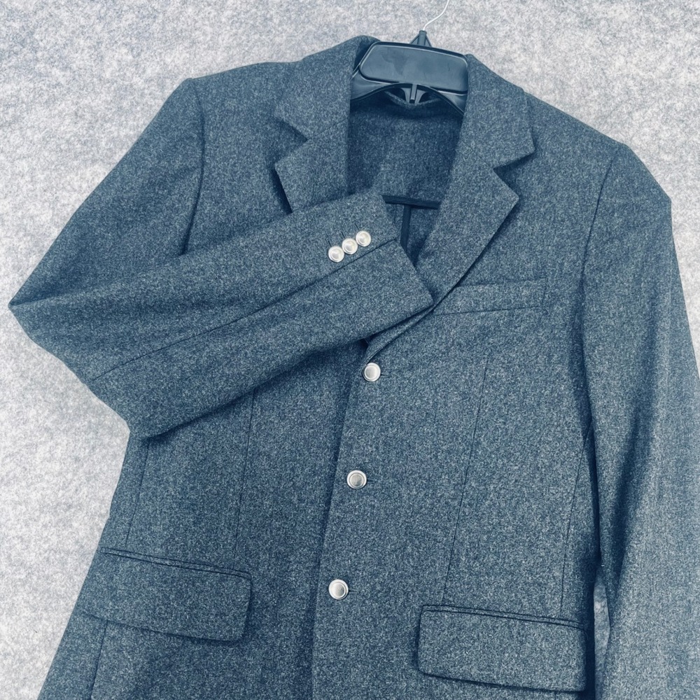 APC Blazer Mens 36 XS Gray Wool 3 Button Sport Coat Jacket Unstructured Slovenia